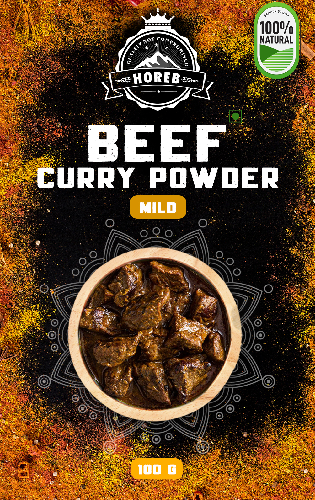 Beef Curry Powder Mild - Front